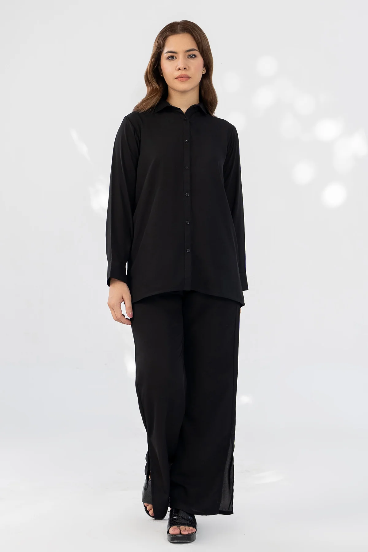 Black Crepe Co-ord Set - Image 4