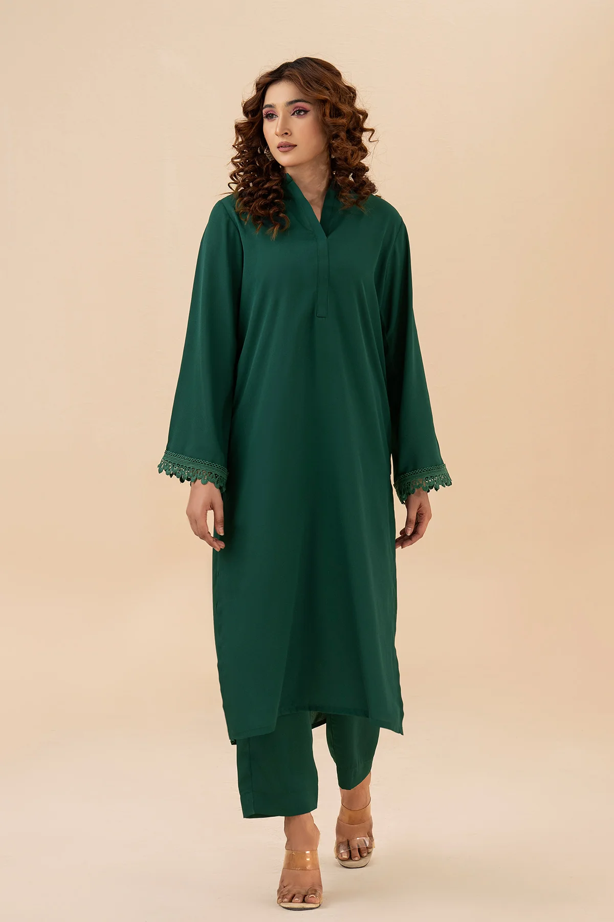 Green Trendy Dress - Image 4