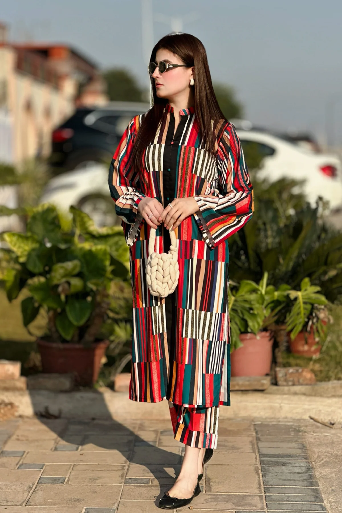 Multi Color Stylish Dress - Image 4