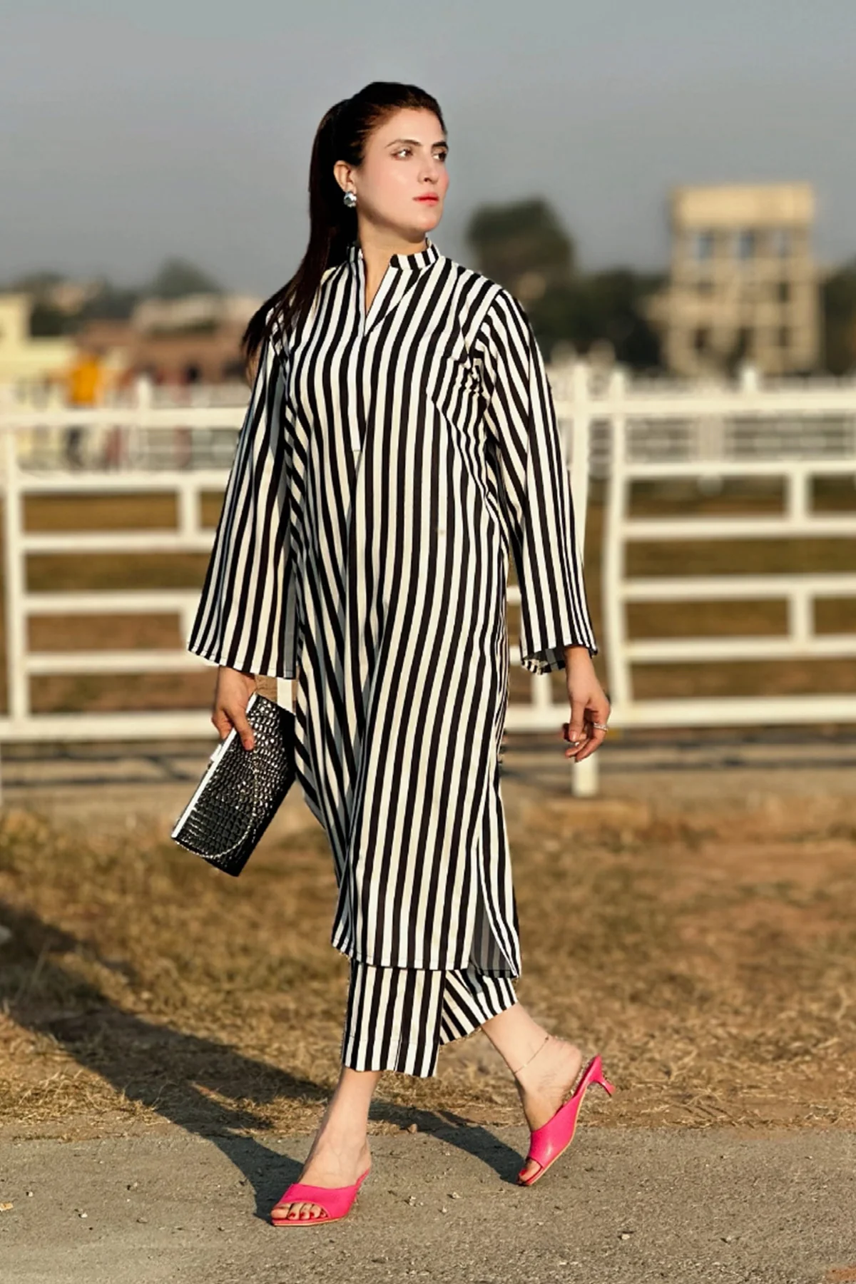 Printed Stylish  Dress - Image 3